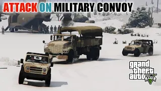 GTA 5 | Attack on Military Convoy | Trevor Steal a Military Truck | Game Loverz