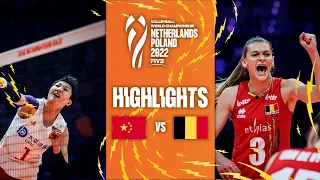 🇨🇳 CHN vs. 🇧🇪 BEL - Highlights  Phase 2| Women's World Championship 2022