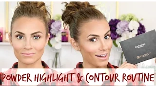 How To: Highlight & Contour with Powder | Anastasia Beverly Hills Contour Kit Tutorial & Review