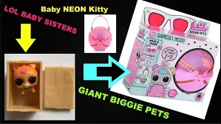 LOL Surprise Series 4 BIGGIE PETS LOL surprise series 4 decoder pets LIL sisters BABY pets GIANT PET