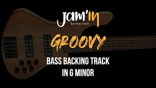 Groovy Bass Backing Track in G Minor