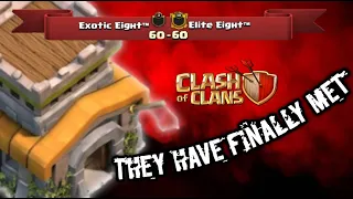 The Best Th8 War Ever | Exotic Eight™ vs Elite Eight™ | Clash of Clans | Clash With Muro