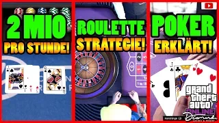 🤑Casino 2 MIO DOLLAR Pro Stunde SOLO Geld Trick!🤑 ALLE Spiele Erklärt! [GTA 5 Online Update DLC]