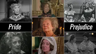 Meeting Lady Catherine de Bourgh [EXT] - Pride & Prejudice (1940,1957,1961,1967,1980,1995,2005)