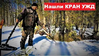 Разведка новых мест. Нашли КРАН! ТАЙГА. УЖД.  Металл по мне соскучился. День 1.