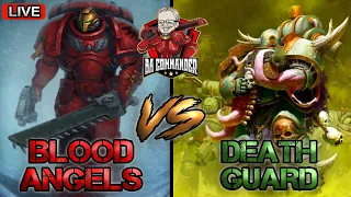 Blood Angels vs DOUBLE LANDRAIDER Death Guard (2k Battle!)