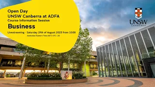 ADFA Open Day course information session – Business
