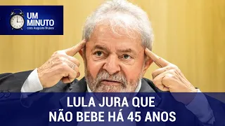 Lula jura que não bebe há 45 anos