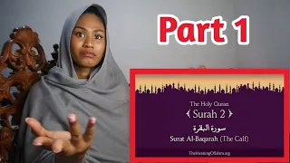 Surah Al Baqara by Mishary Al Afasy (iRecite) | Reaction