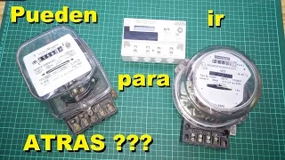 Medidor electrico, pueden ir para atras? se puede descontar consumo?