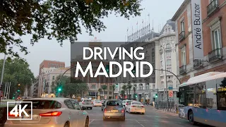 [4K] Driving Madrid on a Cloudy Summer Afternoon | POV 4K HDR