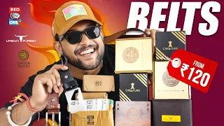 10 Best Leather Belts For Men 🔥Bacca Bucci, Contacts | Accessories For Men Amazon Haul | ONE CHANCE
