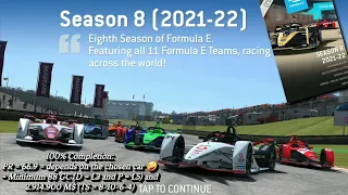 Formula E Season 8 (2021-22) feat. Mercedes-EQ Silver Arrow 02 ‐ RR3