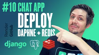 Deploy with Daphne and Redis - Real-Time Chat app - Part 10