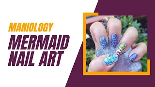 Mermaid Nail Art 🧜‍♀️ Maniology X Tri_Star BM-XL211&  M319