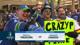 HNIC opening video for Gm 1 Canucks vs Predators April 21st  2024 feat ShannonMR - We Own the Night