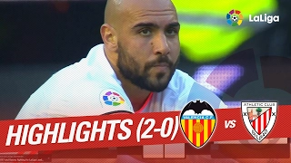 Highlights Valencia CF vs Athletic Club (2-0)