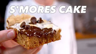 S'mores Cake Recipe... You Really Will Want S'more! Glen And Friends Cooking