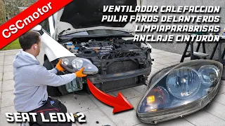 Seat Leon 2 | Faros delanteros y ventilador calefacción