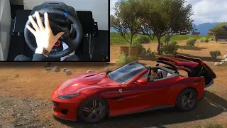 [CONVERTIBLE] Ferrari Portofino - Forza Horizon 5 | Logitech g29 gameplay