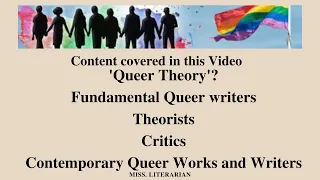 Introduction to Queer Theory | Background |Theorist| Writers| Contemporary Works #queertheory