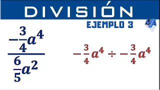 División de monomios | Ejemplo 3