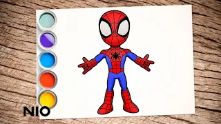 How to DRAW SPIDER-MAN - Spidey and His Amazing Friends