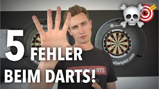 5 TYPISCHE FEHLER die du unbedingt beim Darts vermeiden musst! | Tipps und Tricks | myDartpfeilTV