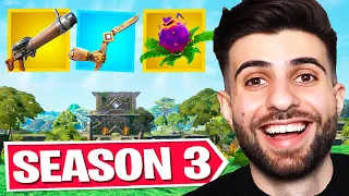 Fortnite SEASON 3 is HERE! (New MAP, Plants, Boomerangs and MORE)