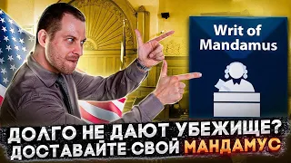 УСКОРЯЕМ РЕШЕНИЕ ПО УБЕЖИЩУ: КАК ЗАСУДИТЬ ВЛАСТИ? МАНДАМУС. ИММИГРАЦИЯ В США. ТРЕЙ КОНСАЛТИНГ 2022