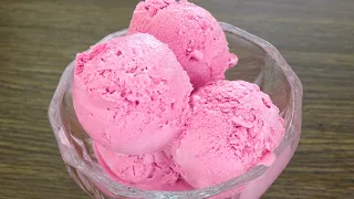 Easy Strawberry Ice-Cream Recipe at Home