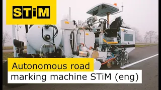 STiM - autonomous road marking machine (eng)