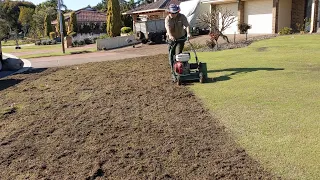 Vertimowing & Scarifying your lawn