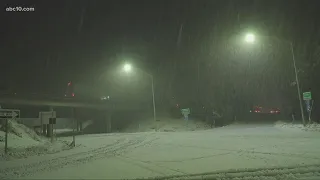 California storm brings rain and snow