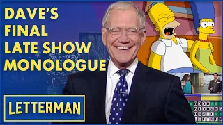 Dave's Final Monologue: May 20, 2015 | Letterman