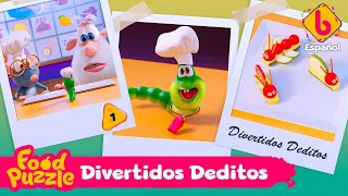 Booba Chef Food Puzzle | Divertidos Deditos | Booba Oficial en Español