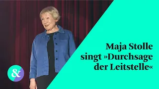 Durchsage der Leitstelle - Daniel Fueter und Maja Stolle, Text: Maja Stolle