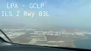 GCLP / LPA ILS Z approach Rwy 03L