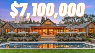 TOUR A $7,100,000 ESTATE IN KENWOOD CALIFORNIA | Luxury Sonoma County Real Estate