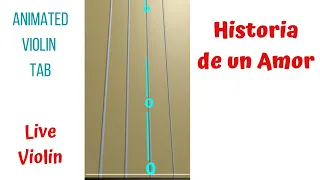 🔥 HISTORIA DE UN AMOR 😇🌞👒 🤴🏼💞👸🏻 by C. E. Almarán. Violín en Vivo TAB🎻🔢 (Live Violin TAB) 🟡 Lumi 👏