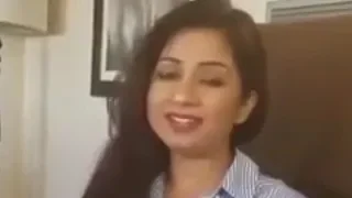 Shreya Ghoshal Singing Without Music - Bairi Piya