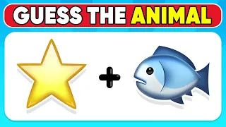 Can You Guess The ANIMAL By Emoji? 🦈🦞 Sea Animal Emoji Quiz