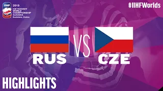 Russia vs. Czech Republic - Game Highlights - #IIHFWorlds 2019