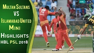 Short Highlights | Multan Sultans Vs Islamabad United  | Match 6 | 25 February | HBL PSL 2018 | PSL