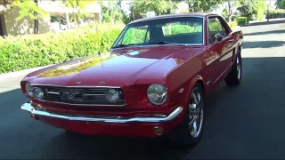 1965 Red Mustang Coupe