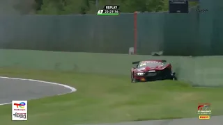 AUDI R8 GT3 Massive Crash! (SPA 24H 2022)