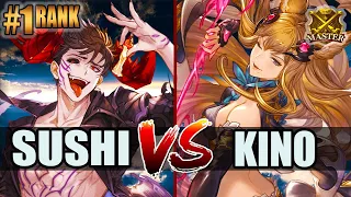 GBVSR 🔥 Sushi (Avatar Belial) vs Kino (Metera) 🔥 High Level Gameplay
