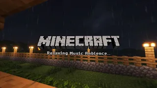 rainy day... relaxing minecraft music while it's raining ambience.