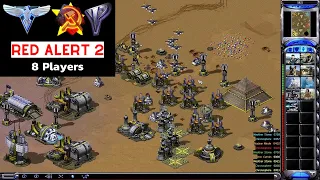 Red Alert 2 Yuri's Revenge 8 Players: Tour of Egypt double plus Map