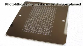 Photomasks Explained (Contact and Projection): how to etch Thin Chromium Layers